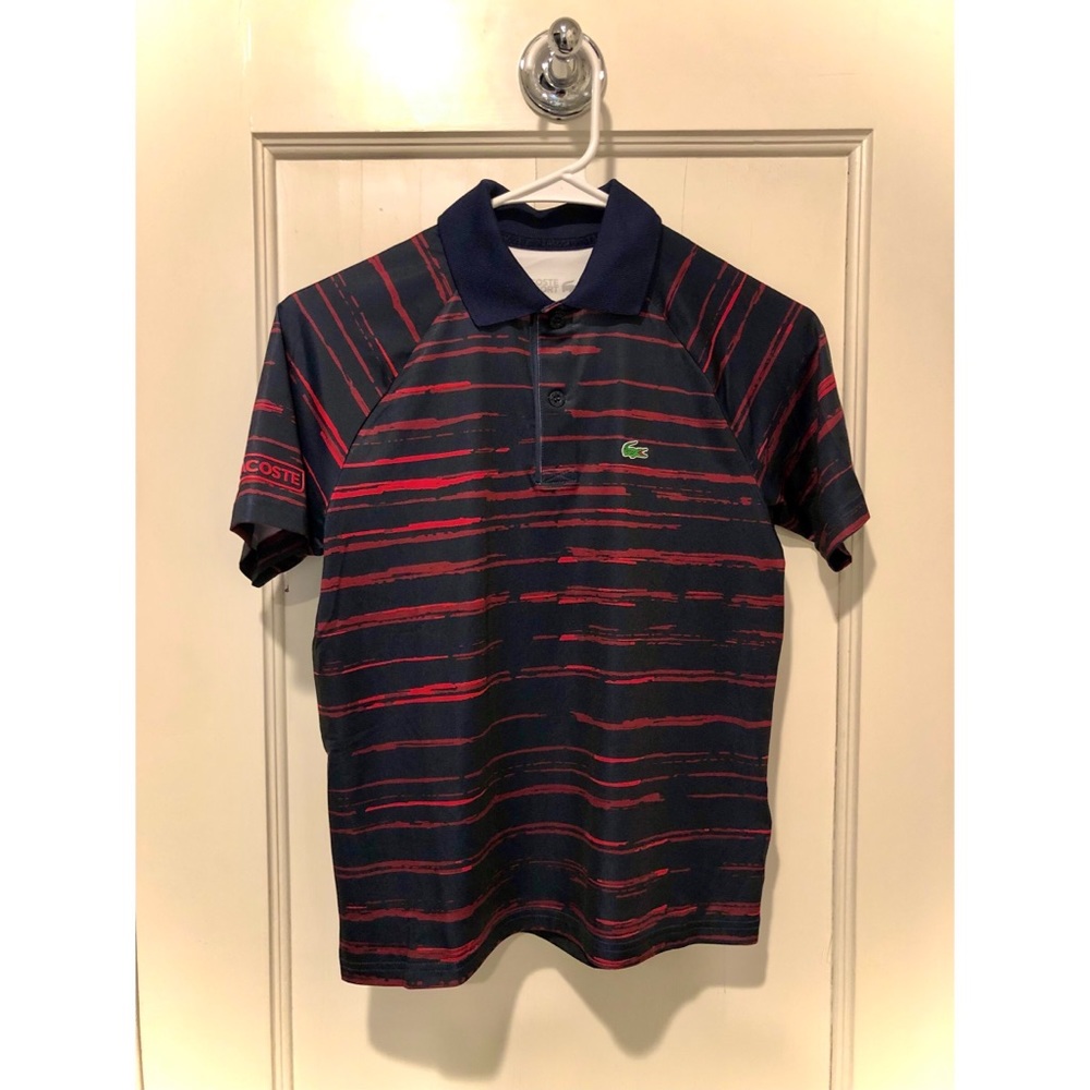 Lacoste Boy’s Polo Shirt Black and Red